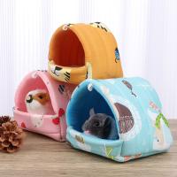 Cama De Hamster Cómoda Para Pequeños Animales Algodón Suave Nido Caliente Para Conejo Surtidor Rata De Sapo Mini Jaula Incluida Medidas S/M/L/XL - details 4