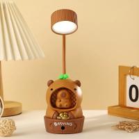 Lámpara De Noche LED Capybara Recargable Por USB Regalo Para Niños Decoración De Escritorio Protección Ocular Lámpara De Mesa Para El Hogar - details 0