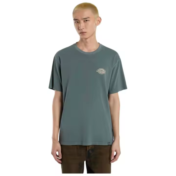 Camiseta de Manga Corta Dickies Service Station para hombre en color verde - 1