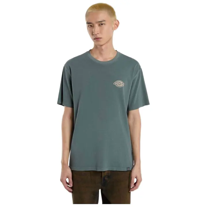 Camiseta de Manga Corta Dickies Service Station para hombre en color verde - 1