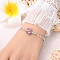 Princesa Rosa 925 Plata Color Letras 26 Amuletos De Amor Bolas Adecuadas Para Pulsera Qikaola Romántica DIY Joyería De Cumpleaños Regalo - details 22