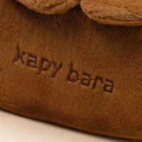 Bolso De Hombro Capybara De Peluche Gran Capacidad Estudiantes Escuela Bolsa De Mano Dolly Cartoon Para Parejas Bolsa De Viaje Suave Cierre De Cremallera - details 3