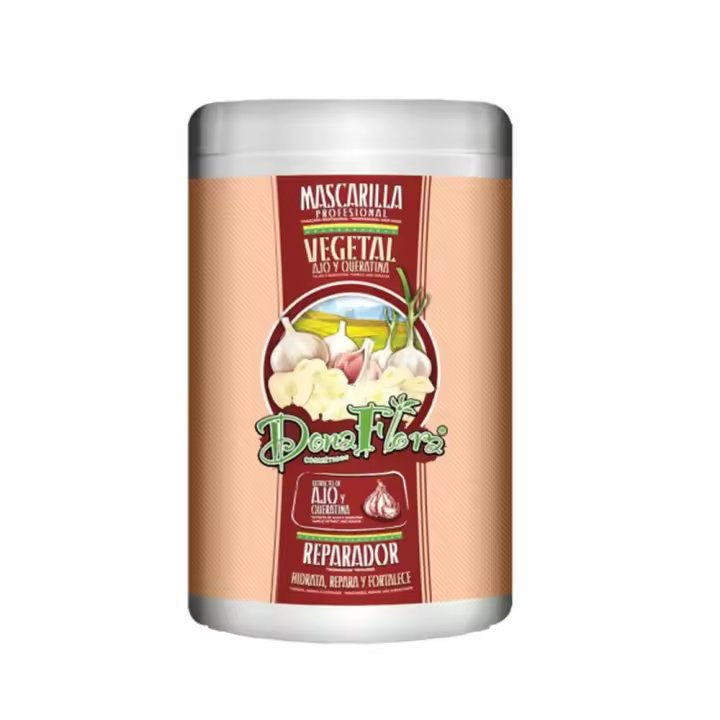 Dona flora mascarilla profesional vegetal aloe y queratina 1000ml - 1