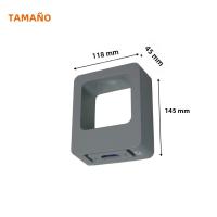 Lámpara De Pared Impermeable Para Exterior Iluminación De Jardín Y Pasillo Decoración De Porche Lámpara Aluminio LED Moderna IP65 - details 0