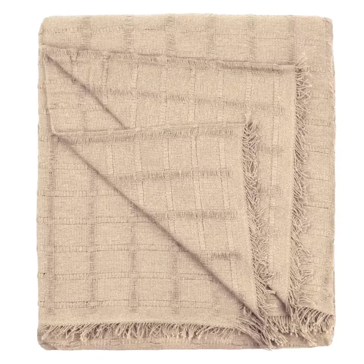 Colcha Multiusos para Cama o Sofá. Jarapas Plaid Foulard cubrecama Mantas de Sofa Suave y Cómoda Practica y Suave. Poliéster Algodón Modelo Liso - 1