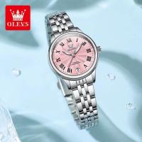 Reloj de Mujer Elegante OLEVS 5600 con Correa Acero Inoxidable, Estilo Clásico, Movimiento Cuarzo , Uso Diario, Res - details 1