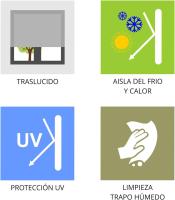 ECOMMERC3  Estor Enrollable Translúcido Premium Varios Tamaños - Estor Enrollable Varios Colores - Estor Translúcido Varios Modelos - details 0