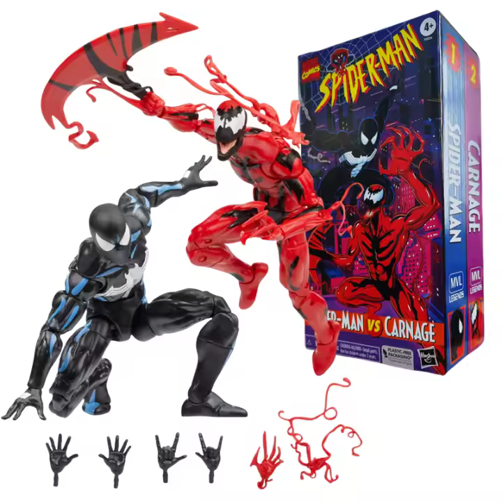 Figura De Acción Venom Vs Spider-Man Marvel Colección Juguete Modelo Móvil Jointible Para Niños Regalo Toy Dolls Suitable for Occasions - 1