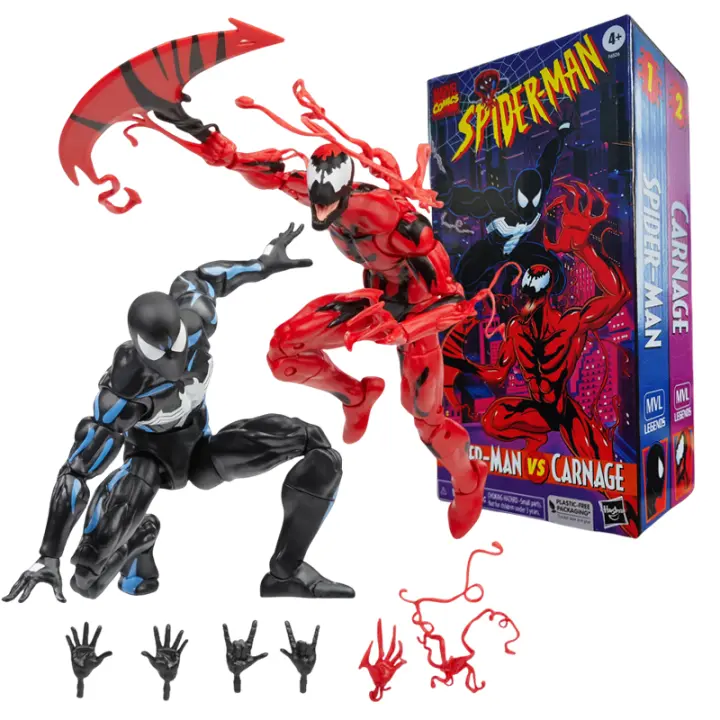 Figura De Acción Venom Vs Spider-Man Marvel Colección Juguete Modelo Móvil Jointible Para Niños Regalo Toy Dolls Suitable for Occasions - 1