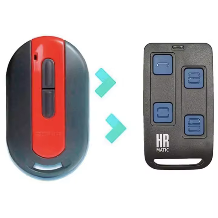 Roper Mando de Garaje Universal HR MULTI 3 compatible Roper GO MINI Y MR MIN Frecuencias 433 Y 858 Mhz Unifique Hasta 4 Mando en 1 - 1