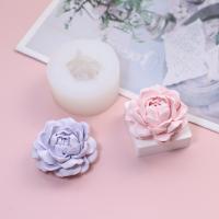 Molde De Velas 3D Jasmine DIY Rosa Peonia Flor De Azúcar Para Hornear Y Resina Herramientas De Bricolaje Y Chocolate - details 2