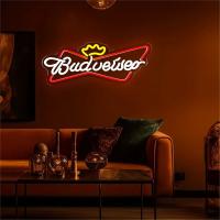 Budweiser Neón Sign LED Colorido Montaje En Pared Ideal Para Fiestas De Cerveza Festivales Cumpleaños Y Decoración Del Hogar - details 6