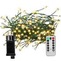 Luces Fairy LED De 36M Para Decoración De Fiesta De Año Nuevo Callejera Boda Y Día De La Madre Con Cable Verde Fuente De Alimentación AC Para Exterior - details 6