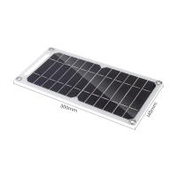 Panel Solar Portátil 30W Con USB Impermeable Para Camping Y Senderismo Carga De Teléfono Móvil 6.8V Batería De Carga Móvil - details 1