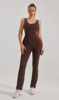 Mono de yoga ajustado, moderno e informal, con espalda hueca y mono adelgazante - details 5