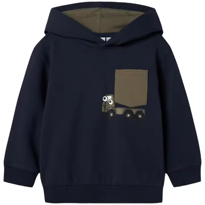 Sudadera Name It Nutraktor Nreg Sweat Wh Bru Box - 1