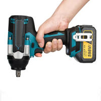 Llave Impacto 1/2'' 1800N.m Sin Escobillas - Kit 2 Baterías 18V+Cargador, Compatible Makita para Automóvil/Industria/Construcción - details 2