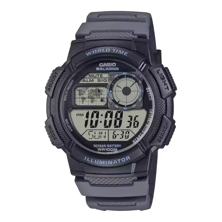 Reloj Casio AE-1000W-8AVEF Deportivo Hombre Resistente al agua Negro Sumergible (100m) - 1