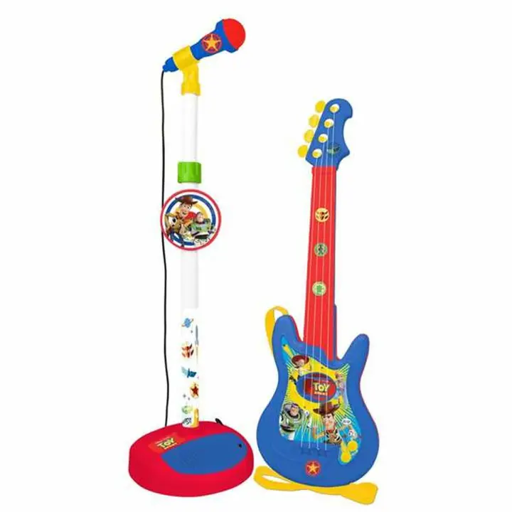 Guitarra Infantil Toy Story Micrófono Karaoke - 1