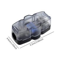 Bloque De Distribución Fusible 1 En 2 Salidas 2x 4/8 60A 80A 100A Portátil Accesorios Para Coches RVs Yate Barco Material Plástico - details 5