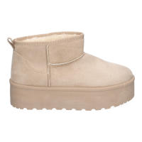Davinia Shoes Botin Plano para Mujer con plataforma, Estilo Australiano, Forrado de Pelo, de Punta Redonda Shoes&Blues.es 6BKA-Beige - details 1