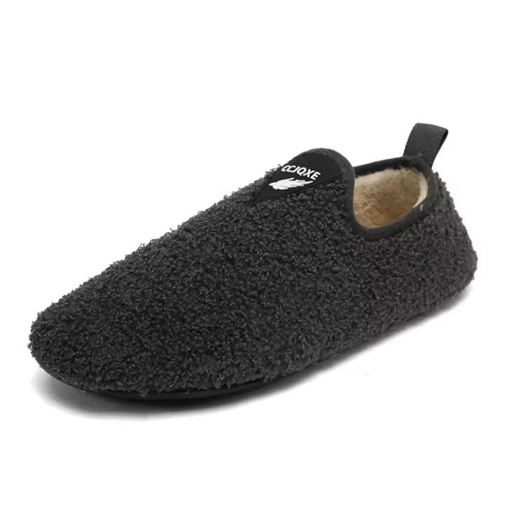 MAEDEF Zapatillas De Invierno Para Hombres Algodón Calor Interior Ligero Botines De Piel Suave Unisex Zapatos De Casa Cómodos Y Transpirables - 1