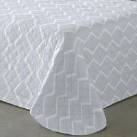 UNIFABRIC HOME TEXTIL  Colcha Bouti Primavera Verano Reversible Color Azul Mod.Azura Cama 90 ,105,135 y 150  Ligeras y Suaves ,Incluye fundas de cojín,Termosellada No hace bolitas y facil planchado - details 5