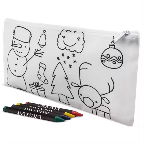 Disok Lote 20 Estuches Non Woven Colorear Navidad - Regalos Navidad Infantiles Niños - 1