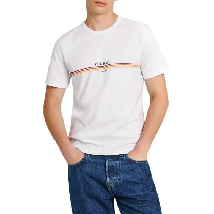 Camiseta Pepe Jeans Adur 800WHITE para Hombre - 1