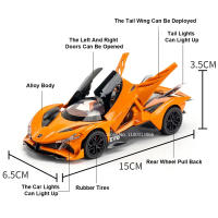 Coche De Juguetes De Metal Die Cast Apollo EVO 1/32 Con Luz Y Música Vehículo Deportivo Para Niños Con Puertas Abiertas Regalo De Cumpleaños - details 1
