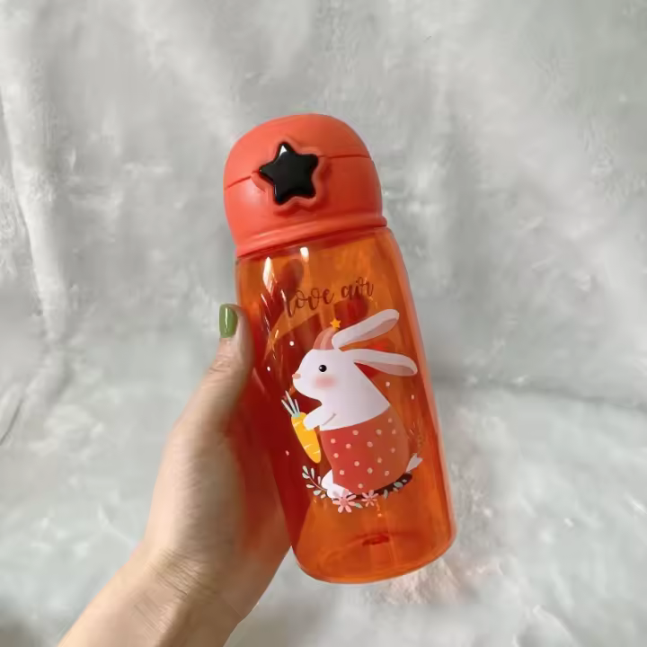 Botella De Agua Para Niños Reutilizable Material Plástico PC Cuidado Manual Solo Origen China Adecuado Para Niños - 1