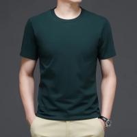 Camisa Polo De Algodón Puro Para Hombres Verano Estilo Casual Color Sólido Talla Grande Cuello En V Manga Corta Versátil - details 12
