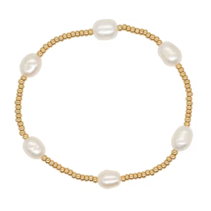 Pulsera De Perlas Naturales KKBEAD Para Mujer Con Plata Dorada Y Miyuki Pulseras Bohemia Joyería De Fiesta Aniversario Regalo - 1
