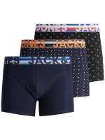 Bóxers hombre Jack & Jones Pack de 3 Calzoncillos tipo Bóxer 12151351 Negro/Azul Marino - details 0