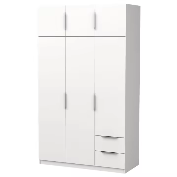 Miroytengo Armario Ghost Grande 6 Puertas y 2 Cajones Color Blanco Mate 203x119 Cm - 1
