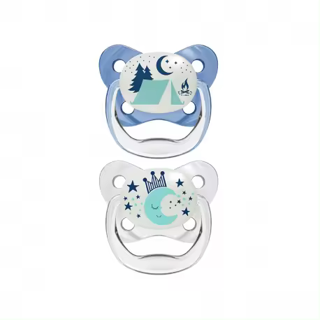 DR BROWNS CHUPETES PREVENT NOCTURNO 6-18M 2 UNIDADES - 1