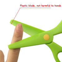 Tijeras De Seguridad De Plástico En Colores Para Oficina Y Manualidades Herramientas DIY Sin Manos Tamaño Estándar - details 4