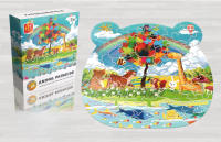 Rompecabezas De Papel Irregular Cartoon Para Niños Juguete Educativo Mini Desafío Montessori 24-28-36 Piezas Estilo Animal Espacial Oceanos - details 10
