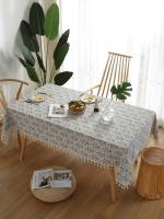 Nueva Teléfono De Mesa De Porcelana Azul Y Blanco Estilo Bohemio Impreso En Algodón Lino Para Mesa Occidental Picnic Fiesta 1PC - details 3