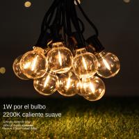 Luces De Garland G40 Para Exteriores Resistentes Al Choque Y Impermeables Bombillas LED De Plástico Vintage Conectables Decoración Para Patio Y Fiesta - details 0