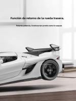 Modelo De Coche Diecast KNSG Jesko a Escala 1:32 Con Luces Y Sonido Puertas Abiertas Cuerpo De Aleación Neumáticos De Goma Regalo Para Niños - details 4