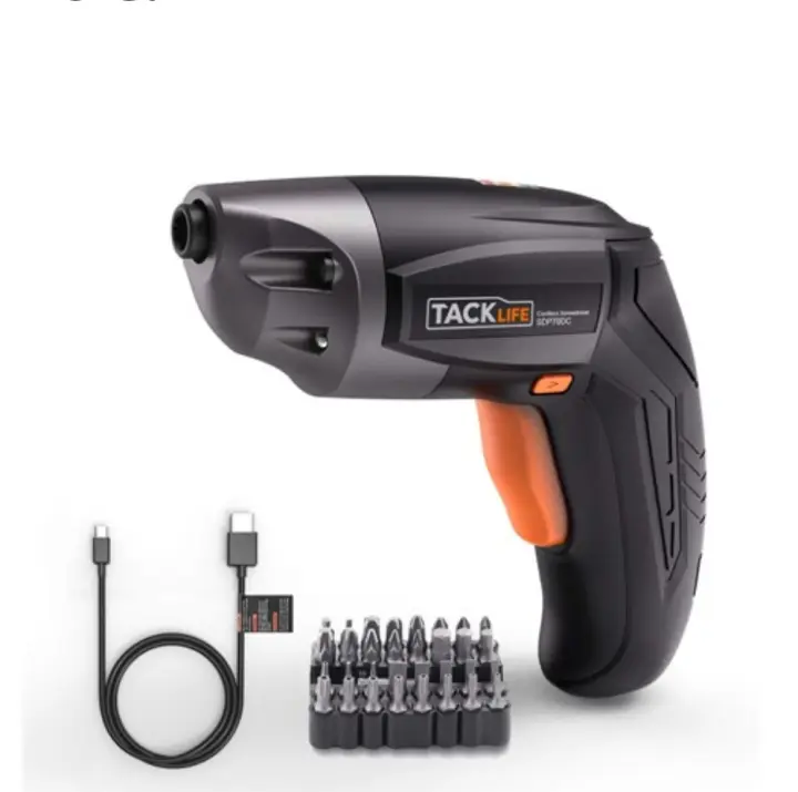 Atornillador eléctrico Tacklife SDP70DC con batería de litio de 3.6V/2000mAh - 1