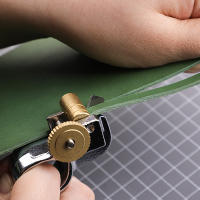 Cortador De Correas De Cuero Tipo Anillo Herramienta Manual Portátil Para El Arte De Cuero Cortador De Cuerda De Cuero Para Hombro - details 1