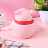 Juguete De Alivio Del Estrés Squeeze Pig Kawaii Para Niñas Y Niños Juguetes Sensory De Rebound Lento Animal Rosa Suave De Plástico EVA Tamaño 14x15CM/19x21CM - details 3