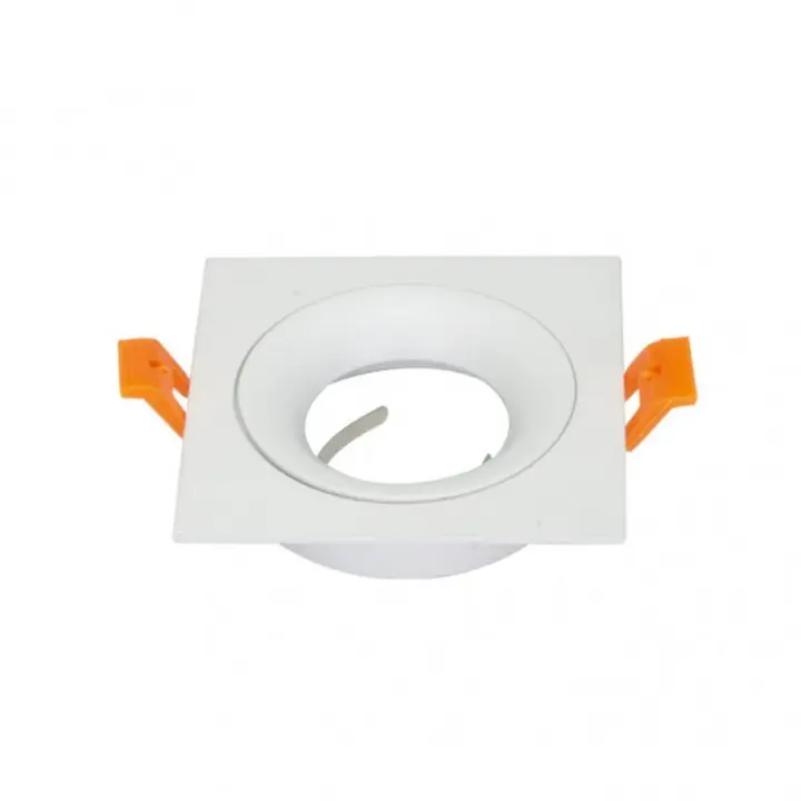 FABRILAMP FAB 14448CU01 | Empotrable Anou 1xgu10 Cuadrado Blanco 2x9,2x9,2 Cm 8 De Corte. C/Portalampara - Diseño Moderno - 1