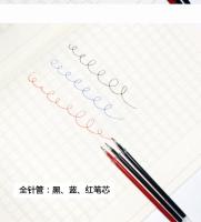 Juego De Bolígrafos Gel 0.5mm 6-25 Piezas Colores Neutro Negro/Azul/Rojo Recargables Escritura Suave Suministros Escolares - details 4