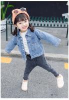 Chaqueta De Denim Para Niñas Primavera Otoño Ropa Infantil De Princesa Dulce Talla Adecuada Para Niñas De 1 a 10 Años - details 2