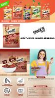 Campofrío|Pack de 8 Bolsas Chips de Jamón Serrano - Snackin For You, Crujientes y Elaborados con Ingredientes de Alta Calidad - details 0