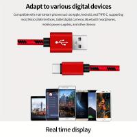 Cable De Carga Y Datos USB Tipo C Super Largo Para Samsung Xiaomi Vivo OPPO Redmi Acabado Metálico Compatible Con Smartphones - details 8