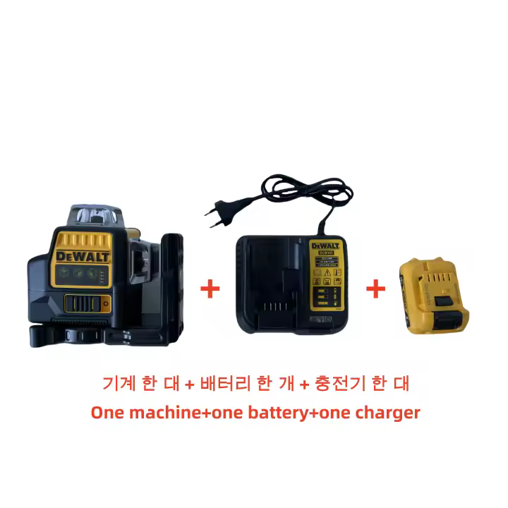 Nivel De Láser Profesional Dewalt DW089LG 12V Con 12 Líneas 360 Grados Vertical Auto Nivelado Láser Verde Para Hogar DIY - 1